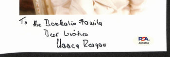 Nancy Reagan Signed/Inscribed 8X10 Photo Former