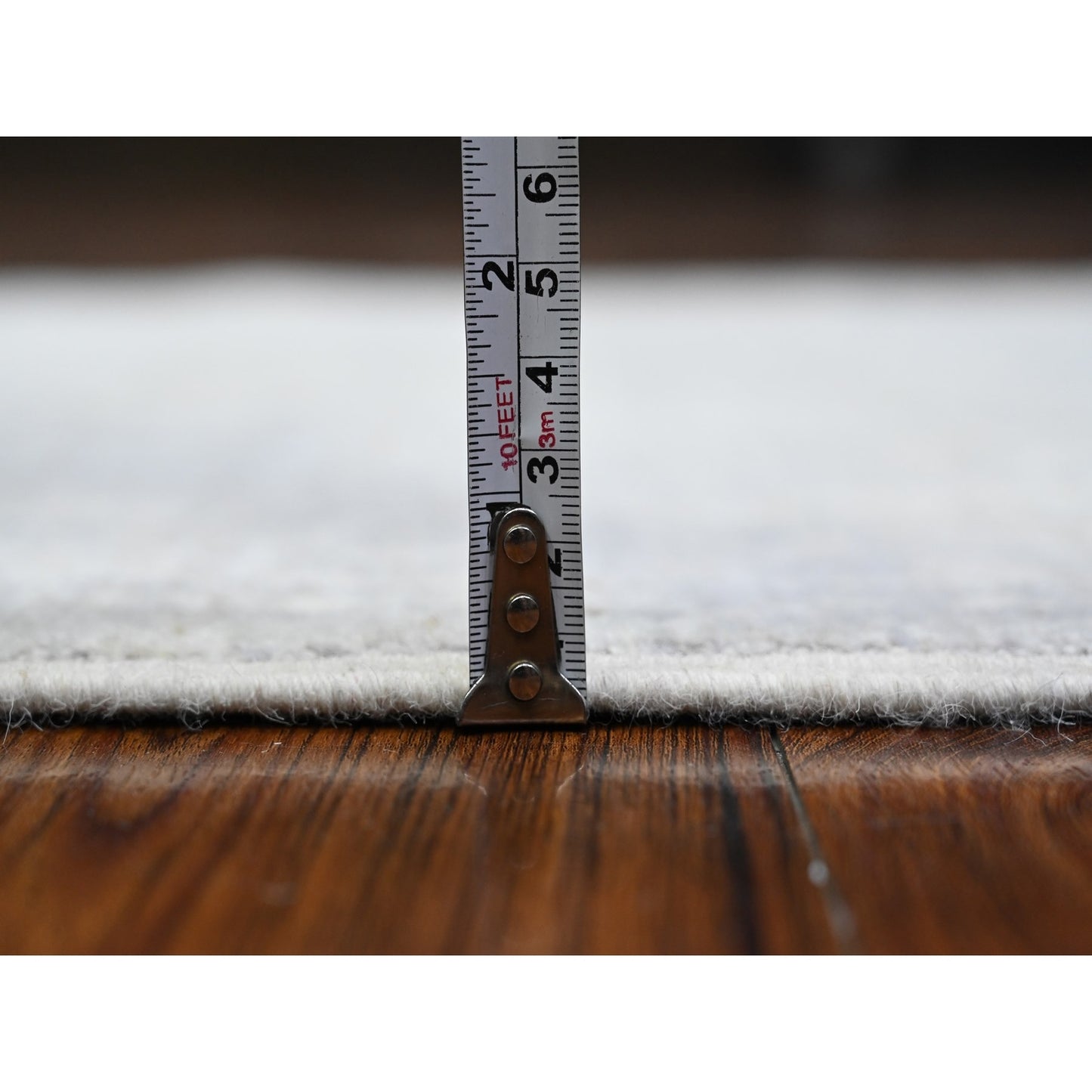 2'5"X17'10" Harbor Gray Natural Dyes Fine Peshawar Xl Runner Oriental Rug