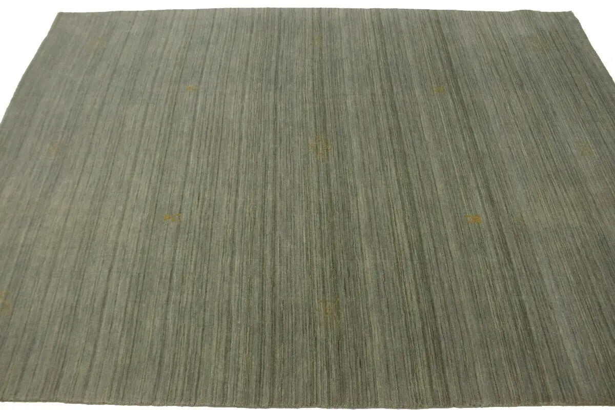 ft Modern Gabbeh Wool Rug Striped Contemporary Oriental Carpet Bedroom Decor 6X8