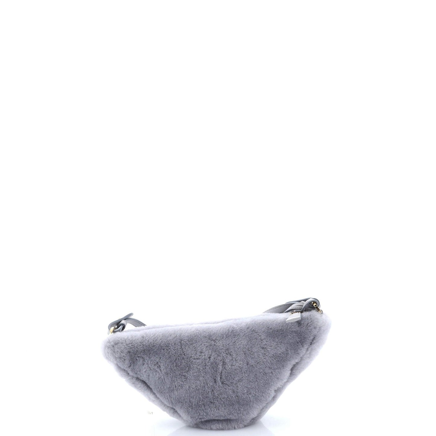 Prada Triangle Shoulder Bag Shearling Mini