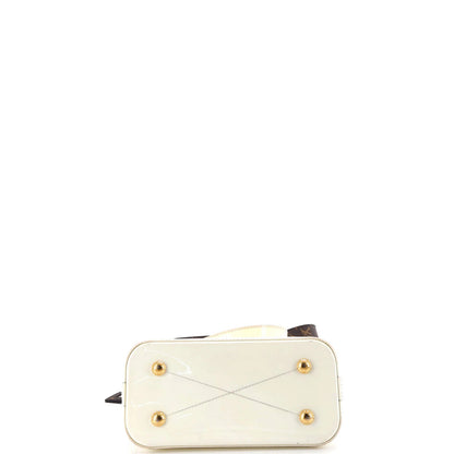 Louis Vuitton Alma Handbag Vernis With Monogram Canvas Bb