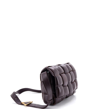 Bottega Veneta Cassette Crossbody Bag Padded Maxi Intrecciato Leather Small