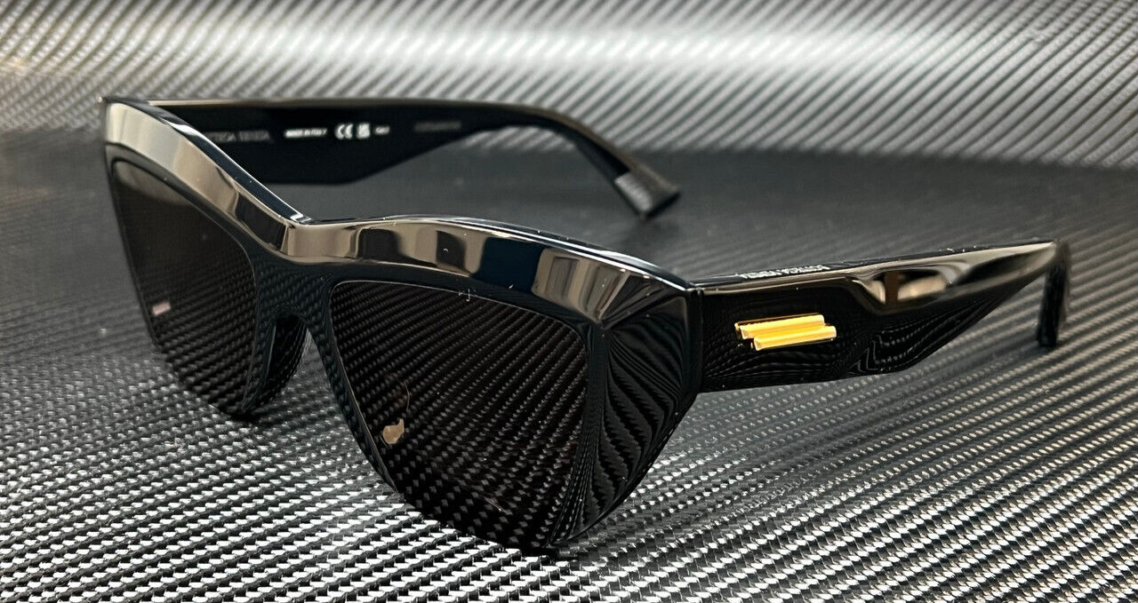 BOTTEGA VENETA BV1218S 001 Black Dark Grey Medium