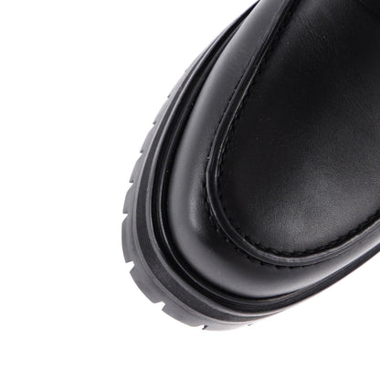 Hermes Women'S Hitch Platform Loafers Leather