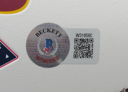 Joe Theismann Autographed/ Inscribed Redskins Logo Football Beckett 177270
