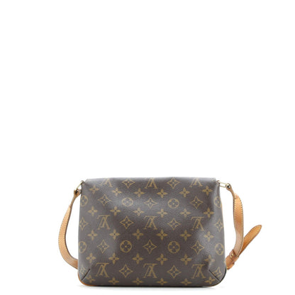Louis Vuitton Musette Tango Handbag Monogram Canvas