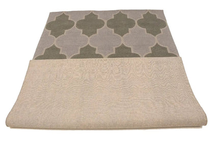 Multicolored Trellis Design Foyer 5X8 Hand-Tufted