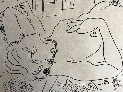 Henri Matisse Lithograph 1960 Signed Contract