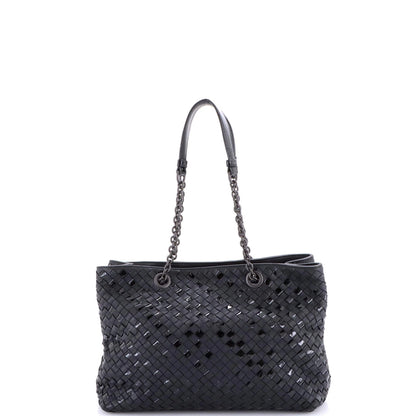 Bottega Veneta Double Chain Tote Intrecciato Nappa Medium