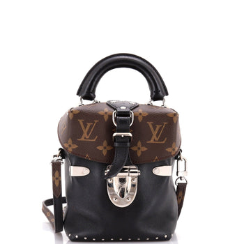 Louis Vuitton Camera Box Handbag Studded Monogram Canvas And Leather