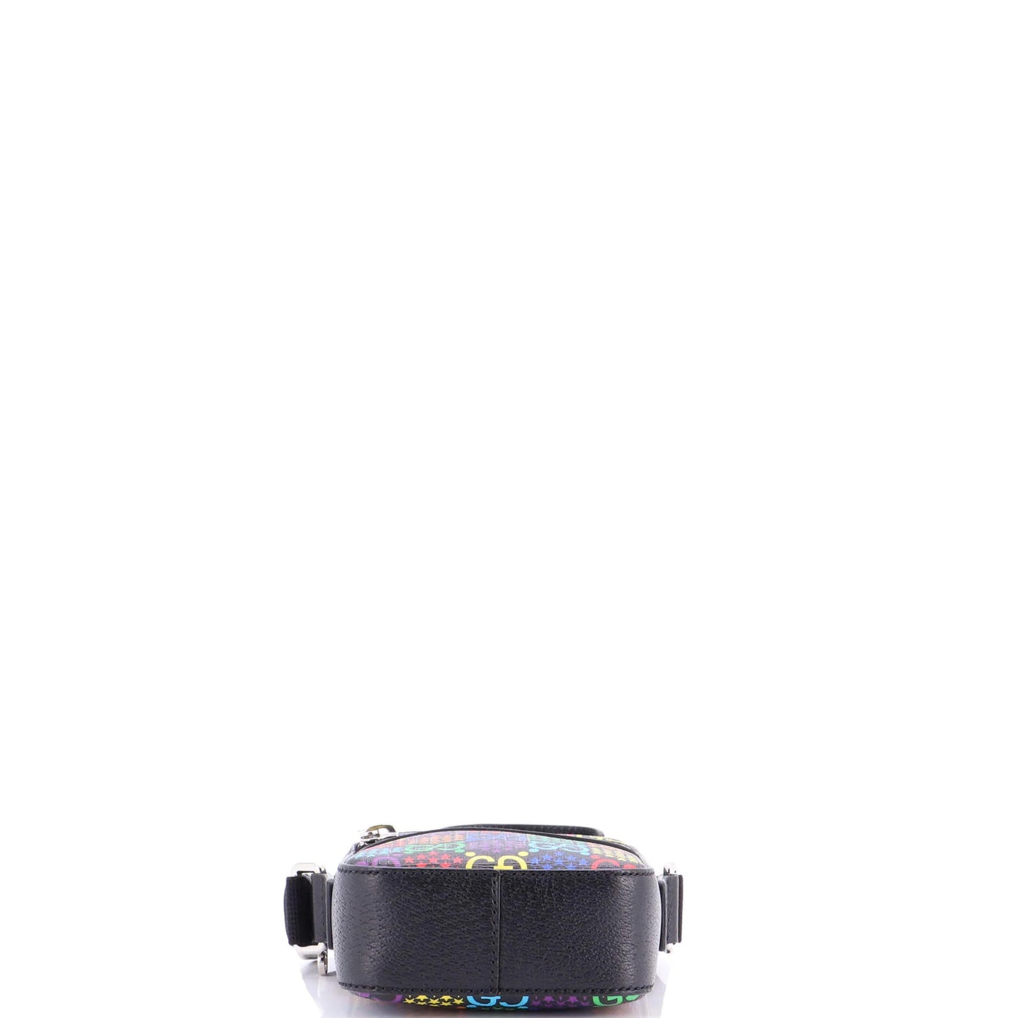 Gucci Front Zip Messenger Bag Psychedelic Print Gg Coated Canvas Mini