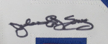 Julius Erving Hof Signed/Auto Red Custom