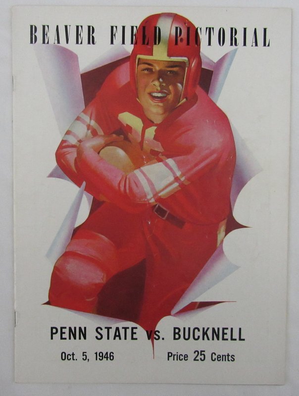 1946 Penn State Nittany Lions Vs. Bucknell  College Football Program 137577