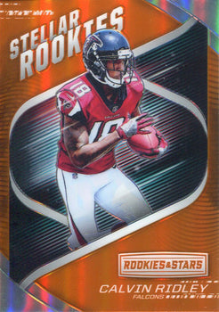 Calvin Ridley 2018 Panini Rookie And Stars Stellar Rookies Orange Rookie Card