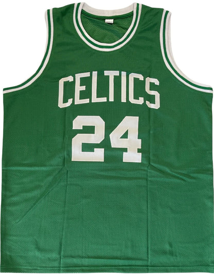 Sam Jones Autographed Boston Celtics Custom Xl Jersey