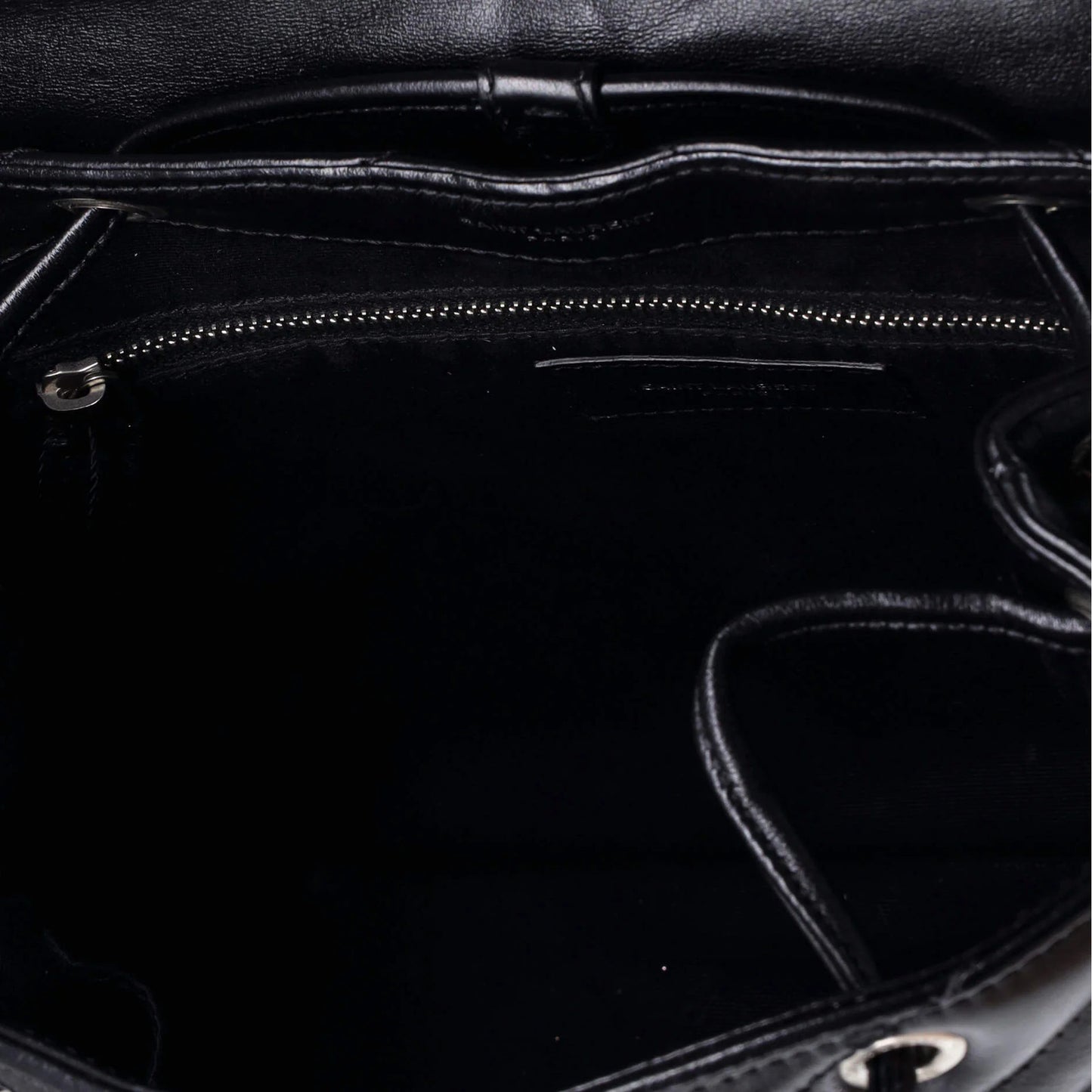 Saint Laurent Loulou Backpack Matelasse Chevron Leather Small