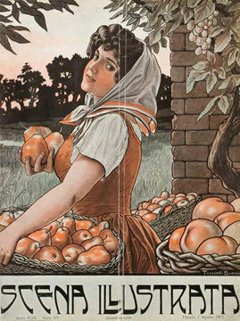 Scena Illustrata Arts Literature Music Theatre Country Woman 1900