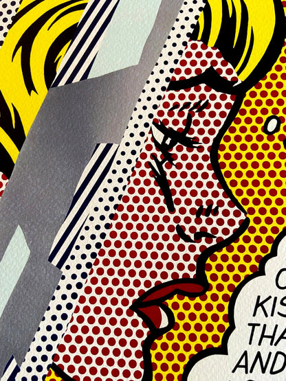 Roy Lichtenstein Lithograph Coa (Jeff Koons. Robert Indiana. Frank. Stella)