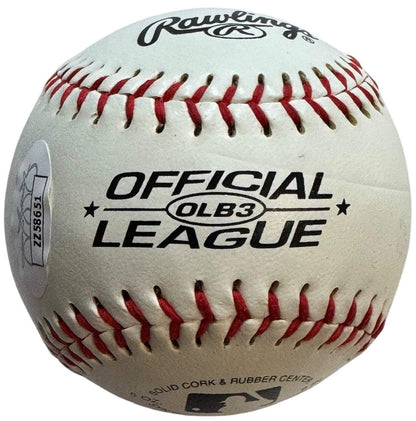 Derek Jeter Autographed Official League Baseball (Jsa)