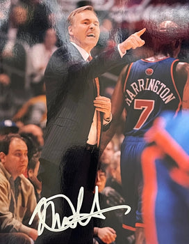 Mike D'Antoni Autographed Basketball 8X10 Photo