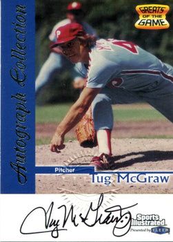 Tug Mcgraw Autographed Fleer Card