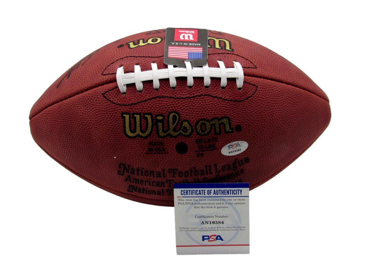 Johnny Unitas Hof Signed/Inscribed Wilson Nfl