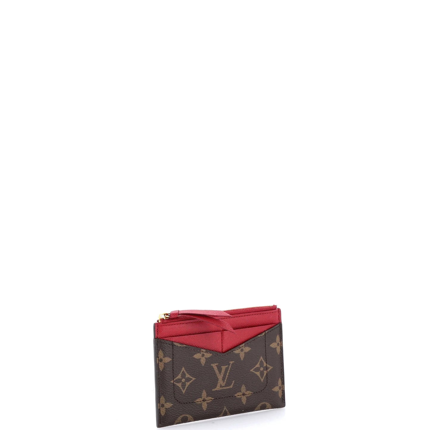 Canvas Louis Vuitton Zipped Card Holder Monogram
