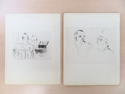 Regis Gignoux & Andre Dunoyer De Segonzac L'Appel Du Clown 1930 1St 30 Etching