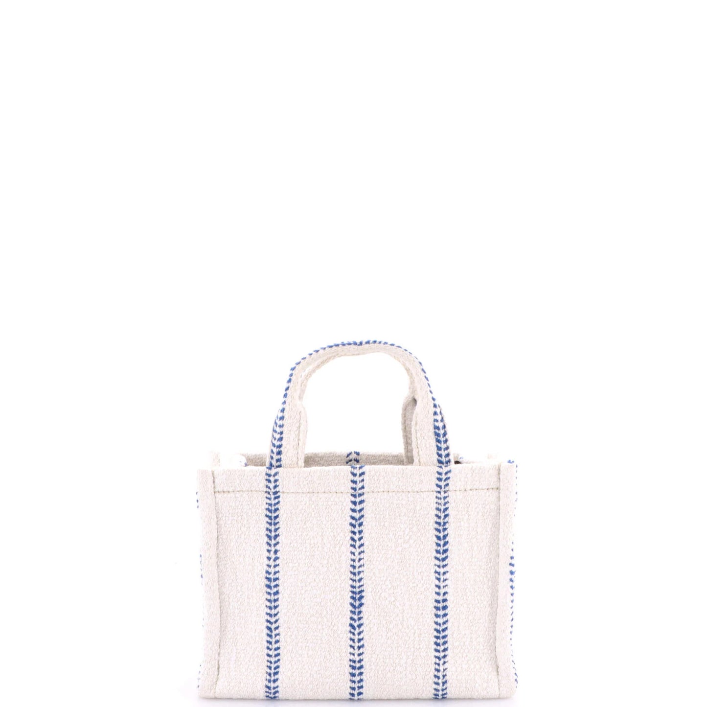 Celine Cabas Thais Tote Triomphe Striped Textile Small