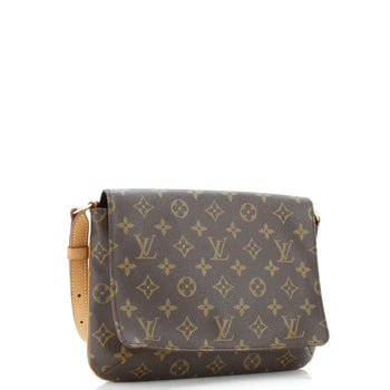 Louis Vuitton Musette Tango Handbag Monogram Canvas