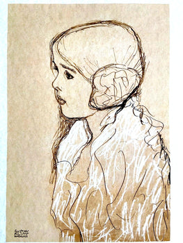 Gustav Klimt Lithograph Coa Hand Numbered Signed Op Limited