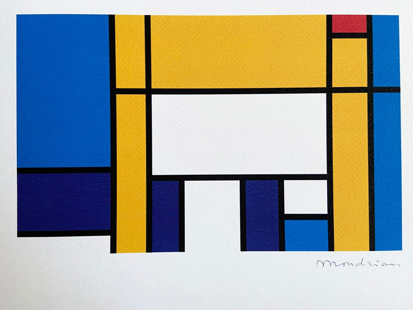 Piet Mondrian Lithograph Yale 1979 Numbered Published 250 Ex