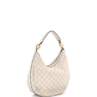 Gucci Twins Hobo Guccissima Leather Medium