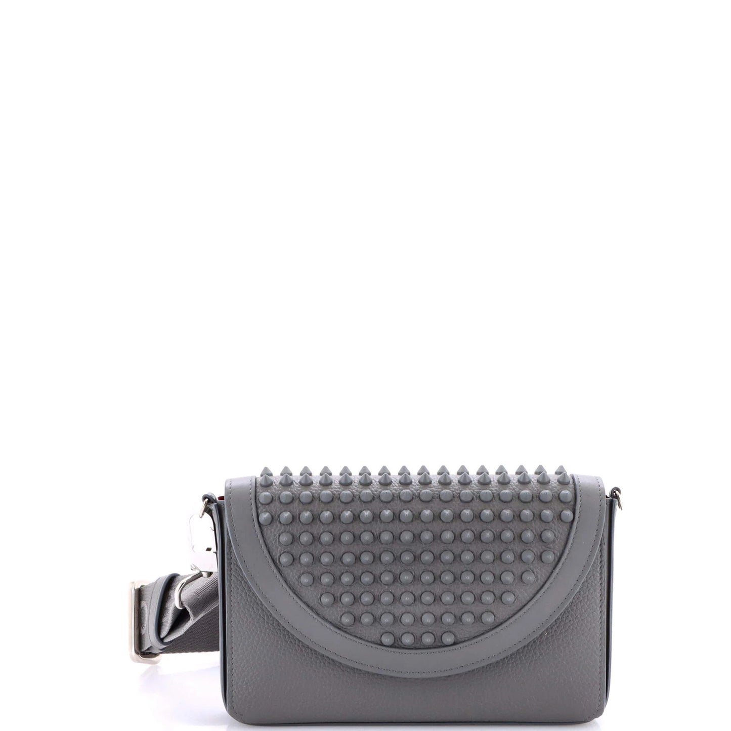 Christian Louboutin Explorafunk Wallet On Chain Spiked Leather