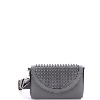 Christian Louboutin Explorafunk Wallet On Chain Spiked Leather