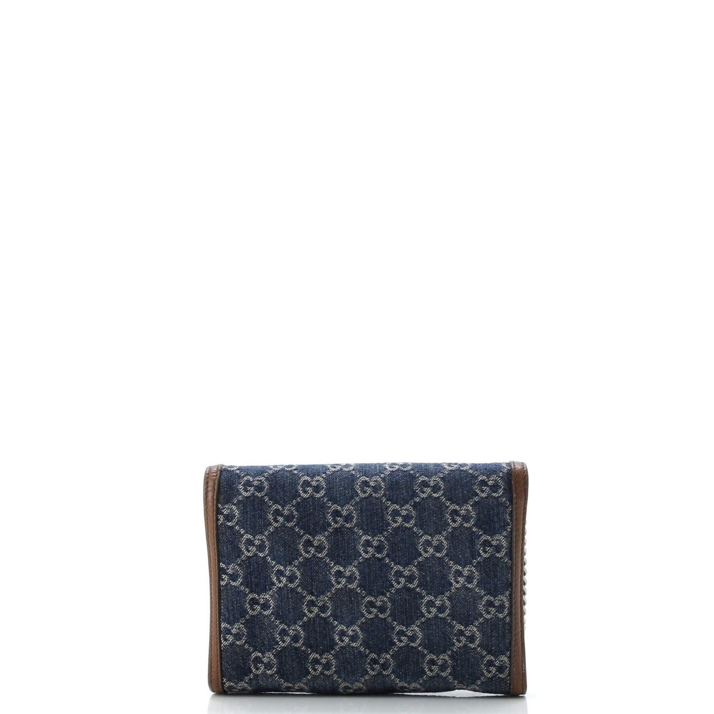 Small Gucci Dionysus Chain Wallet GG Denim