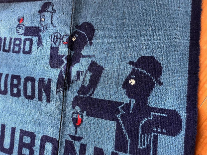 Rare 1950S Rug  Dubo, Dubon, Dubonnet By A.M. Cassandre  French Advertising