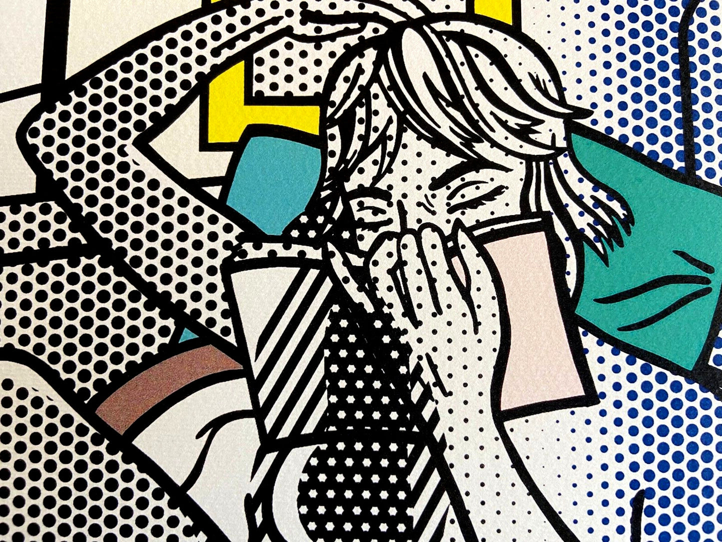 Roy Lichtenstein Lithograph Coa Signed Numbered