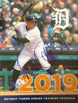 Miguel Cabrera Autographed 8X10 Program