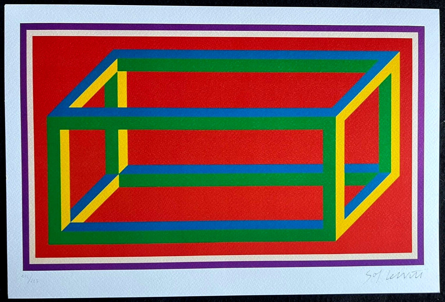 Sol Lewitt Lithograph Coa Guggenheim Museum Numbered In Pencil - Donald Judd