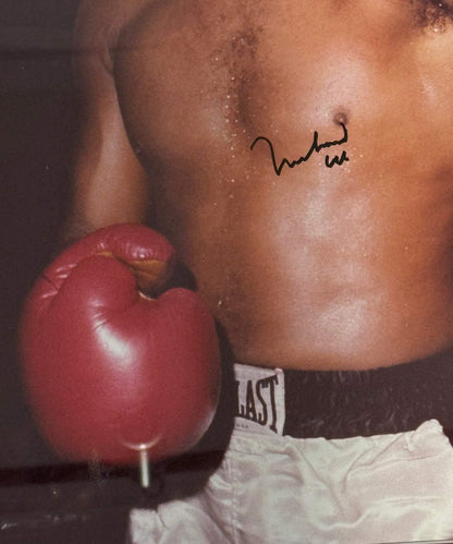 Muhammad Ali Autographed Framed 16x20 Photo (JSA)