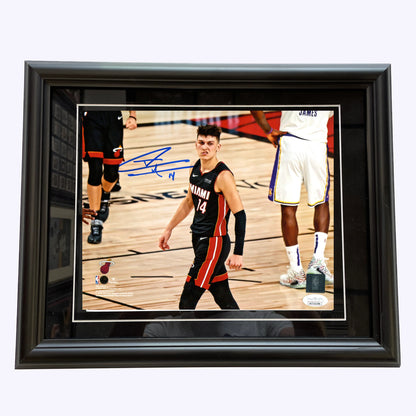Tyler Herro Autographed Snarl 8X10 Photo (Jsa)