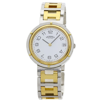 HERMES Clipper Old Belt Watches  Stainless