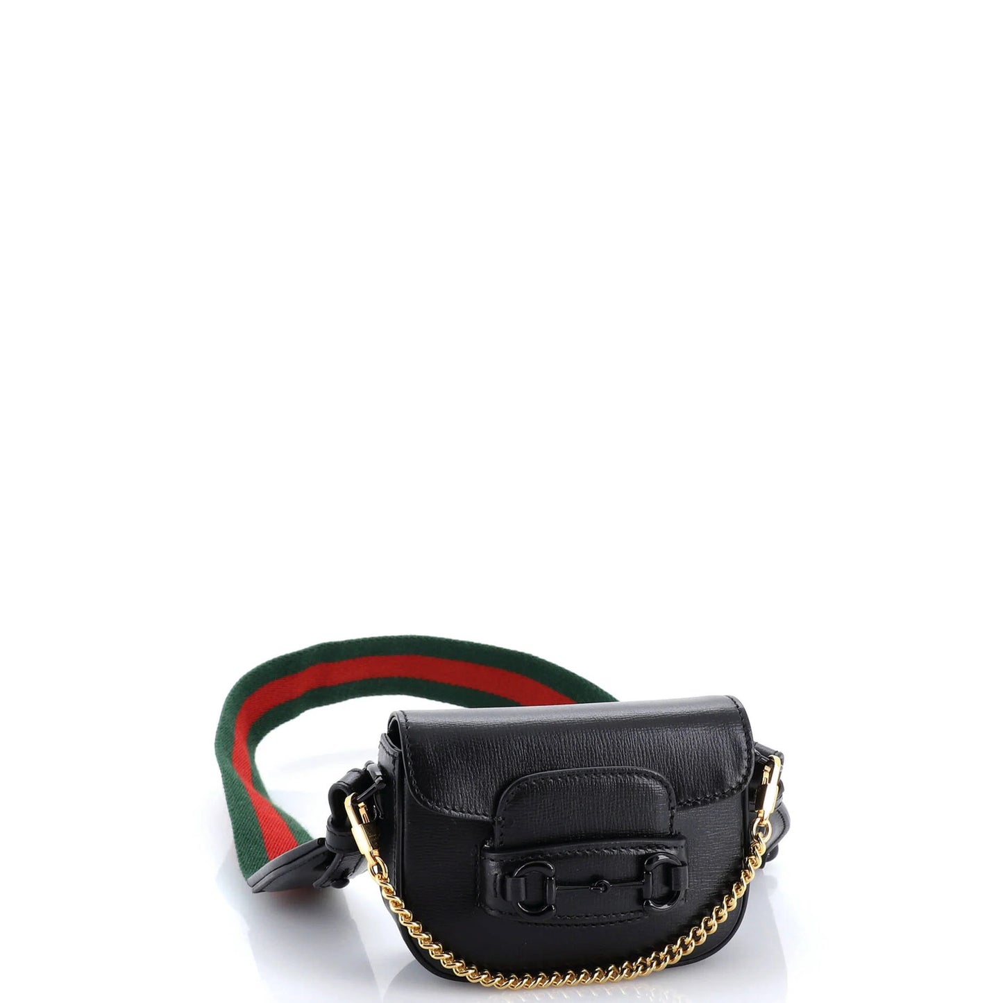 Gucci Horsebit 1955 Flap Wallet With Strap Leather