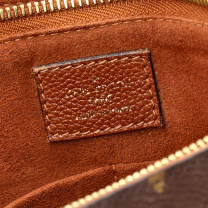 Louis Vuitton Surene Handbag Monogram Canvas With Leather Mm