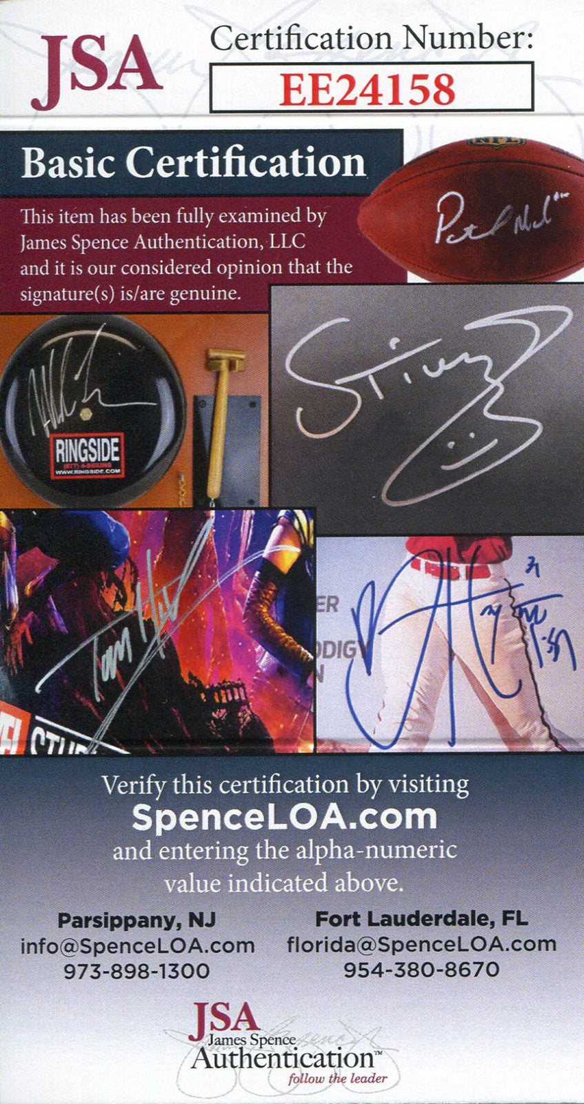 Paul J. Weitz Autographed Nasa 8X10 Photo (Jsa)