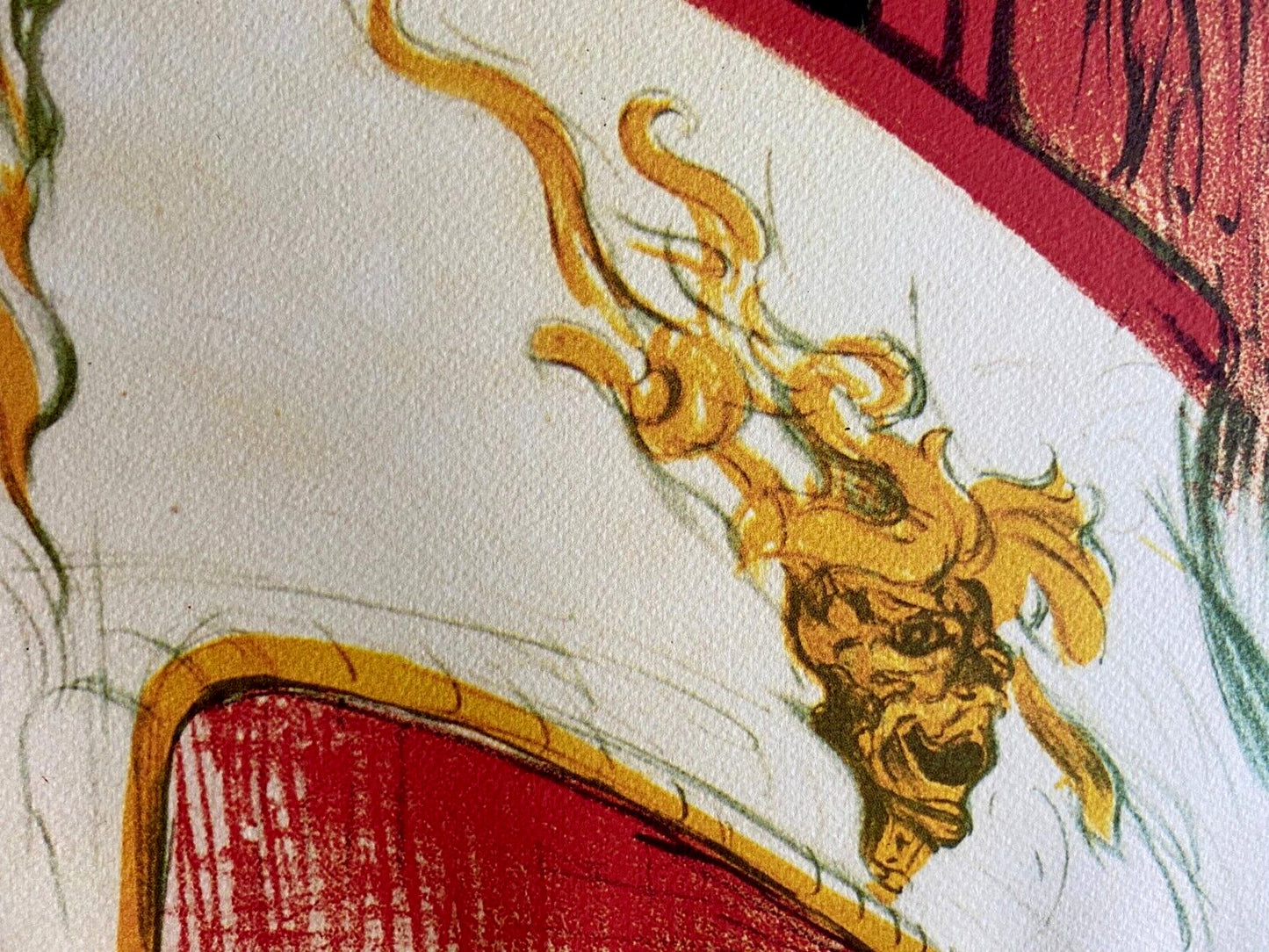 Henri De Toulouse-Lautrec Lithograph Coa Mourlot 1952 Signed