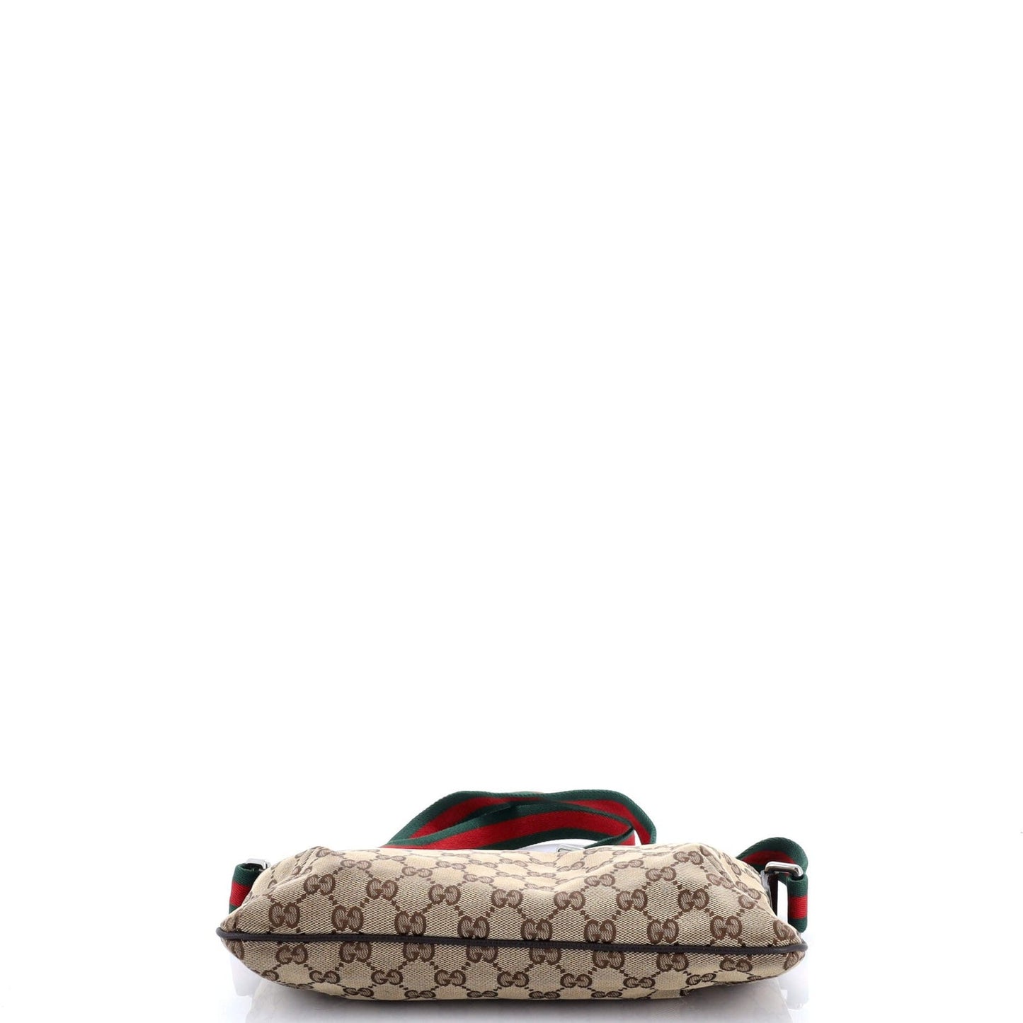 Gucci Web Strap Messenger Bag Gg Canvas Small
