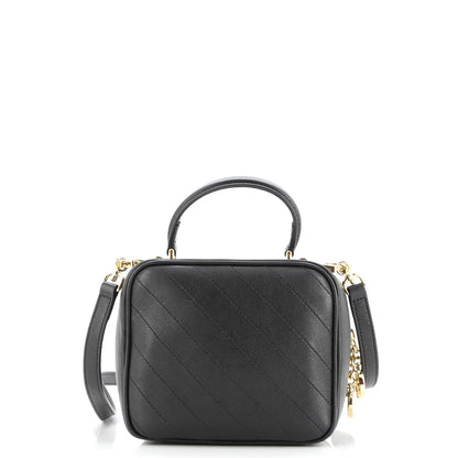 Gucci Blondie Nm Top Handle Shoulder Bag Diagonal Quilted Leather