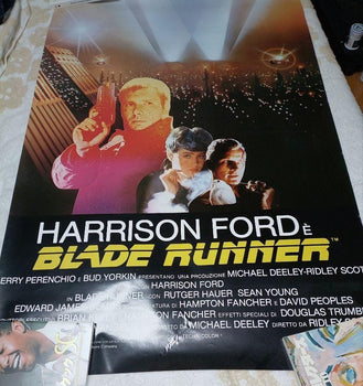 Blade Runner Original 1982 Italy Movie Poster Harrison Ford Sci-Fi Ridley Scott